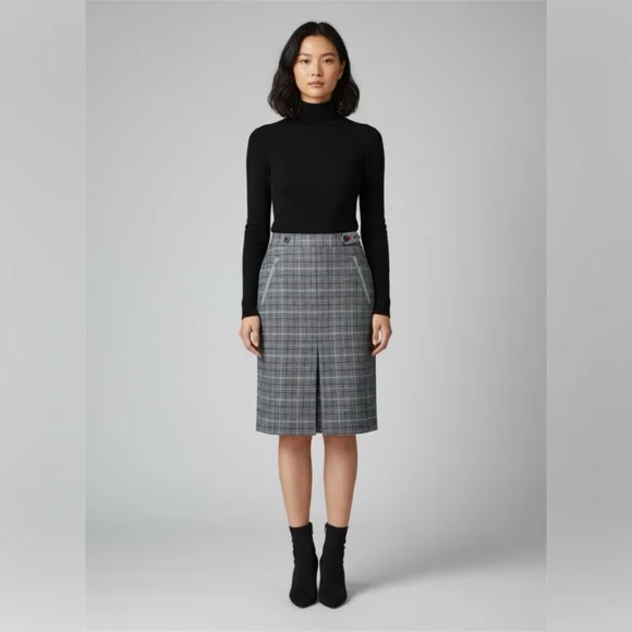 Women’s Rag &Bone Plaid Pencil Strait Skirt Size 00 - Picture 1 of 6